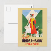 Carte Postale Vintage France Brides Les Bains Alpes (Devant / Derrière)
