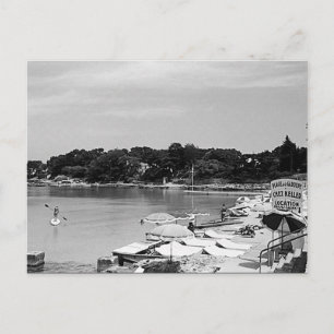 Carte Postale Vintage France Nice Antibes La plage de la Garoupe