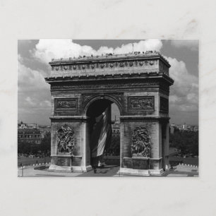 Carte Postale Vintage France Paris Arc de Triomphe Place Etoile
