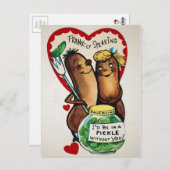 Carte Postale Vintage Franks Valentines (Devant / Derrière)
