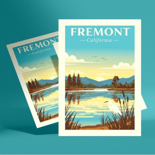 Carte Postale Vintage Fremont Californie