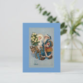 Carte postale "Vintage French Christmas Card" (Debout devant)