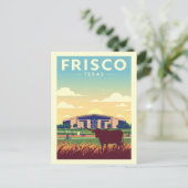 Carte Postale Vintage Frisco Texas (Debout devant)