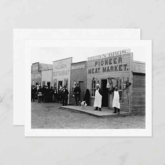 Carte Postale Vintage Frontier Town 5 (Devant / Derrière)