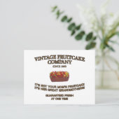 Carte Postale Vintage Fruitcake (Debout devant)