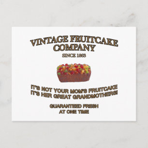 Carte Postale Vintage Fruitcake