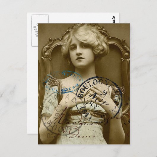 Carte Postale Vintage Gal (Devant / Derrière)