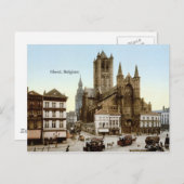 Carte Postale Vintage - Gand, Belgique (Devant / Derrière)