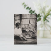 Carte Postale Vintage, garçons africains, Afrique subsaharienne  (Debout devant)