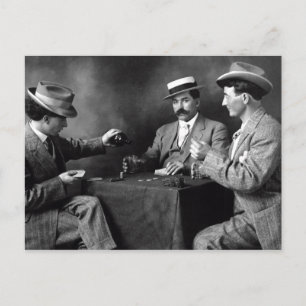Carte Postale Vintage Garçons Night Out