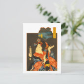 Carte Postale Vintage Geisha (Debout devant)