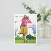 Carte Postale Vintage Golf Allemagne (Debout devant)