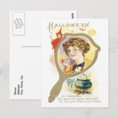 Carte postale Vintage Good Luck Mirror (Devant / Derrière)