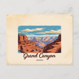 Carte Postale Vintage Grand Canyon, Arizona
