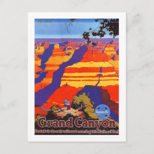 Carte Postale Vintage Grand Canyon Arizona Travel