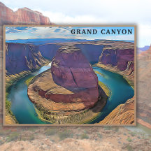 Vintage Grand Canyon USA Travel Keepsakon