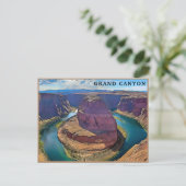 Carte Postale Vintage Grand Canyon USA Travel Keepsakon (Debout devant)