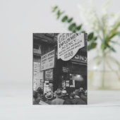 Carte postale vintage Grande Dépression (Debout devant)