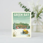 Carte Postale Vintage Green Bay Wisconsin (Debout devant)