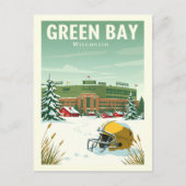 Carte Postale Vintage Green Bay Wisconsin (Devant)