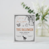 Carte Postale Vintage Grey Black Orange (Debout devant)