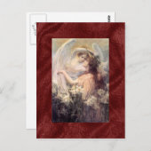 Carte postale vintage Guardian Angel (Devant / Derrière)