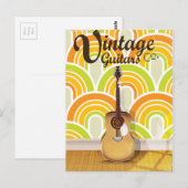 Carte Postale Vintage Guitar Co. (Devant / Derrière)