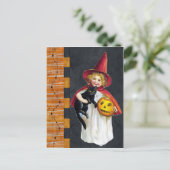 Carte Postale Vintage Halloween (Debout devant)