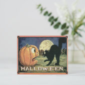 Carte Postale Vintage Halloween (Debout devant)