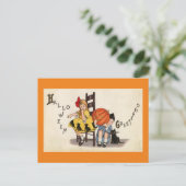 Carte postale vintage Halloween (Debout devant)