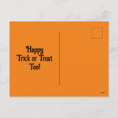 Carte postale vintage Halloween (Dos)