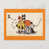 Carte postale vintage Halloween (Devant)