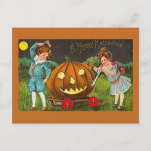 Carte postale vintage Halloween