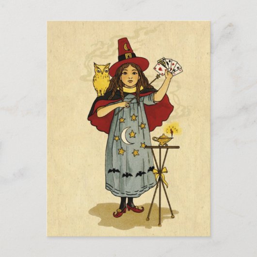 Carte Postale Vintage Halloween (Devant)