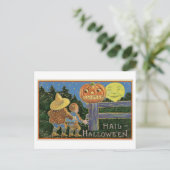 Carte postale vintage Halloween (Debout devant)