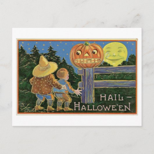 Carte postale vintage Halloween (Devant)