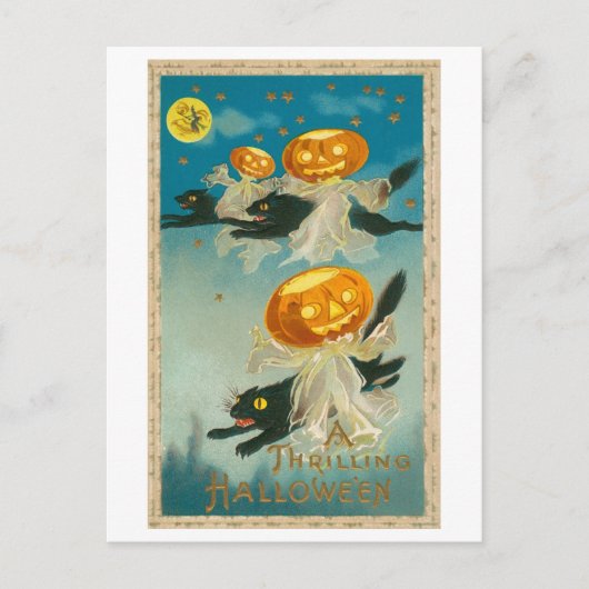 Carte postale Vintage Halloween (Devant)