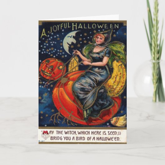Carte postale Vintage Halloween (Devant)