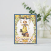 Carte postale Vintage Halloween (Debout devant)