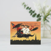 Carte postale vintage Halloween Art (Debout devant)