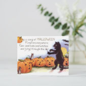 Carte postale vintage Halloween Art (Debout devant)