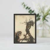Carte Postale Vintage Halloween Arthur Rackham Witch (Debout devant)