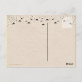 Carte postale vintage Halloween Black Cat (Dos)