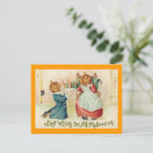 Carte Postale Vintage Halloween Jack oLantern Couple (Debout devant)