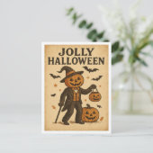 Carte Postale Vintage Halloween Jolly Halloween (Debout devant)