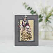 Carte postale vintage Halloween Witch (Debout devant)