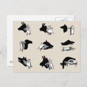 Carte Postale Vintage Hand (Devant / Derrière)