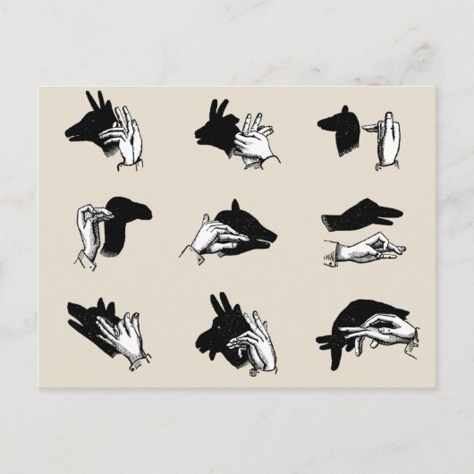 Carte Postale Vintage Hand (Devant)