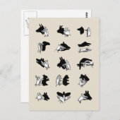 Carte Postale Vintage Hand (Devant / Derrière)