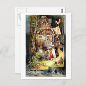 Carte postale vintage Hansel et Gretel (Devant / Derrière)